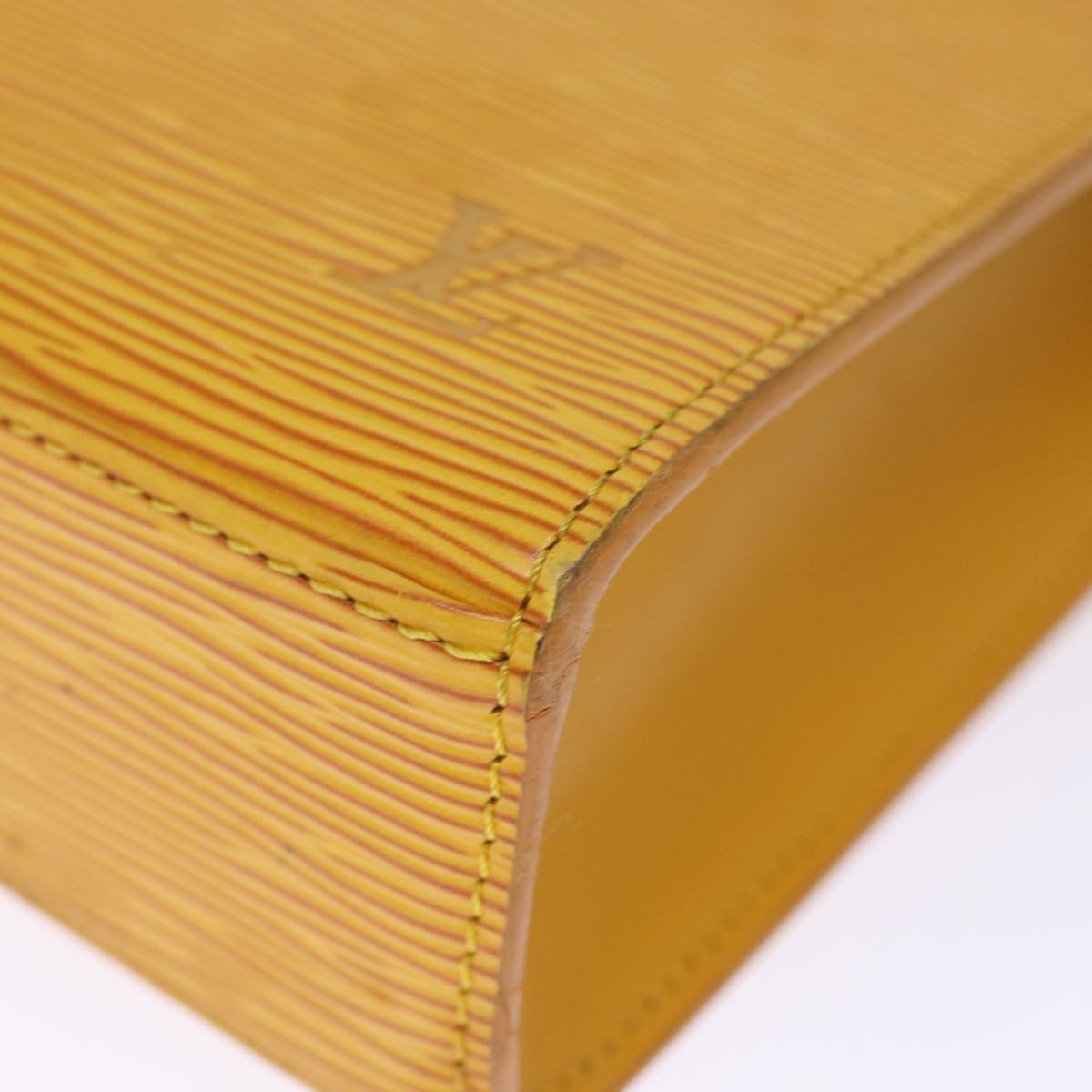 LOUIS VUITTON Epi Malesherbes Hand Bag Tassili Yellow M52379 LV ep4320