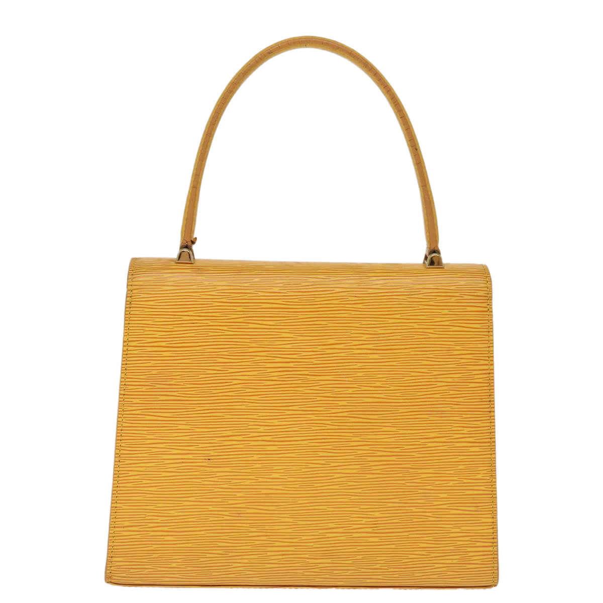 LOUIS VUITTON Epi Malesherbes Hand Bag Tassili Yellow M52379 LV ep4320