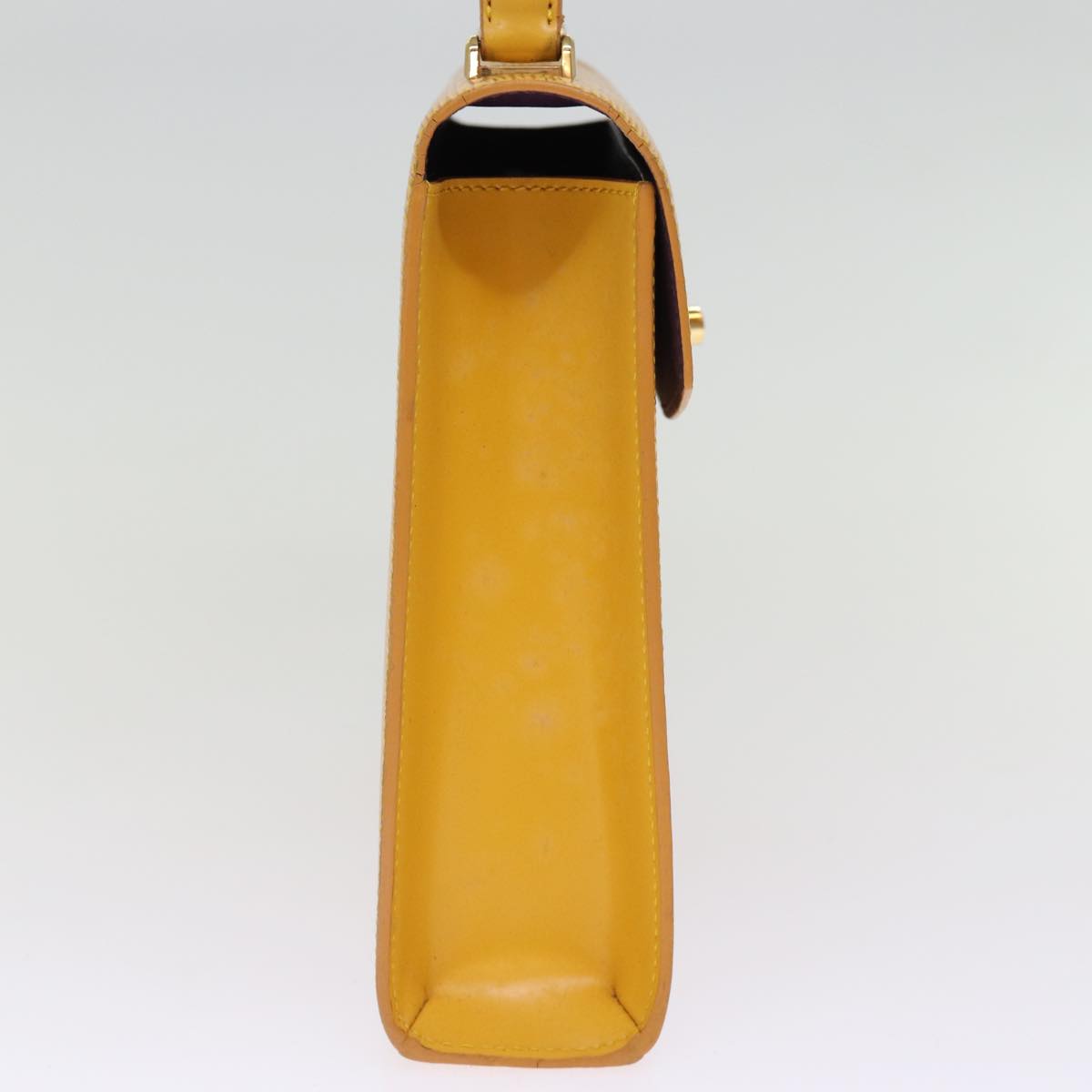LOUIS VUITTON Epi Malesherbes Hand Bag Tassili Yellow M52379 LV ep4320