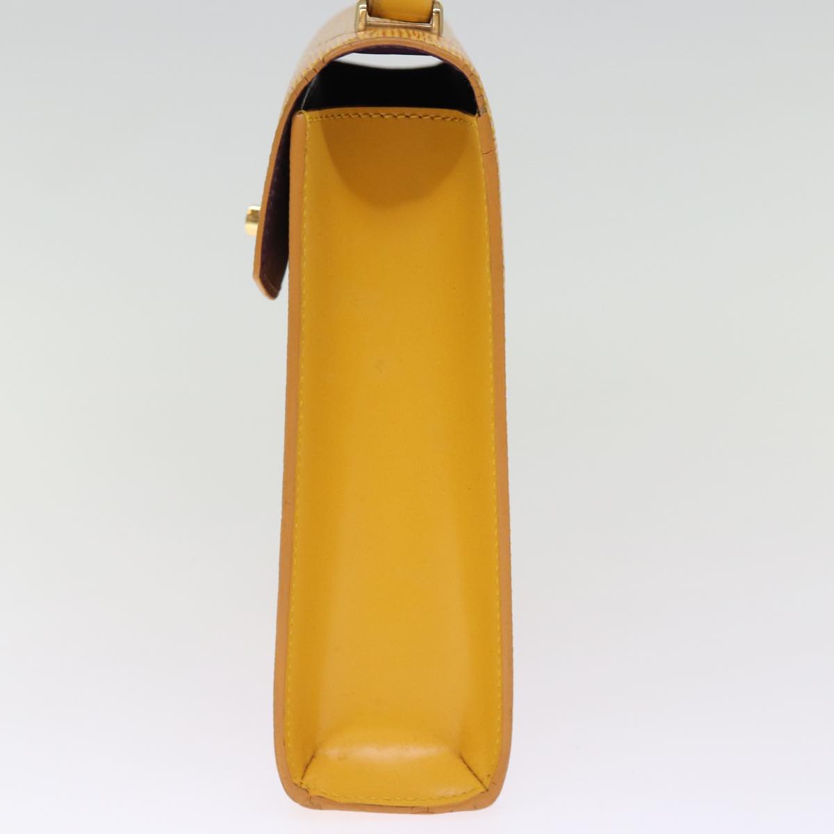LOUIS VUITTON Epi Malesherbes Hand Bag Tassili Yellow M52379 LV ep4320