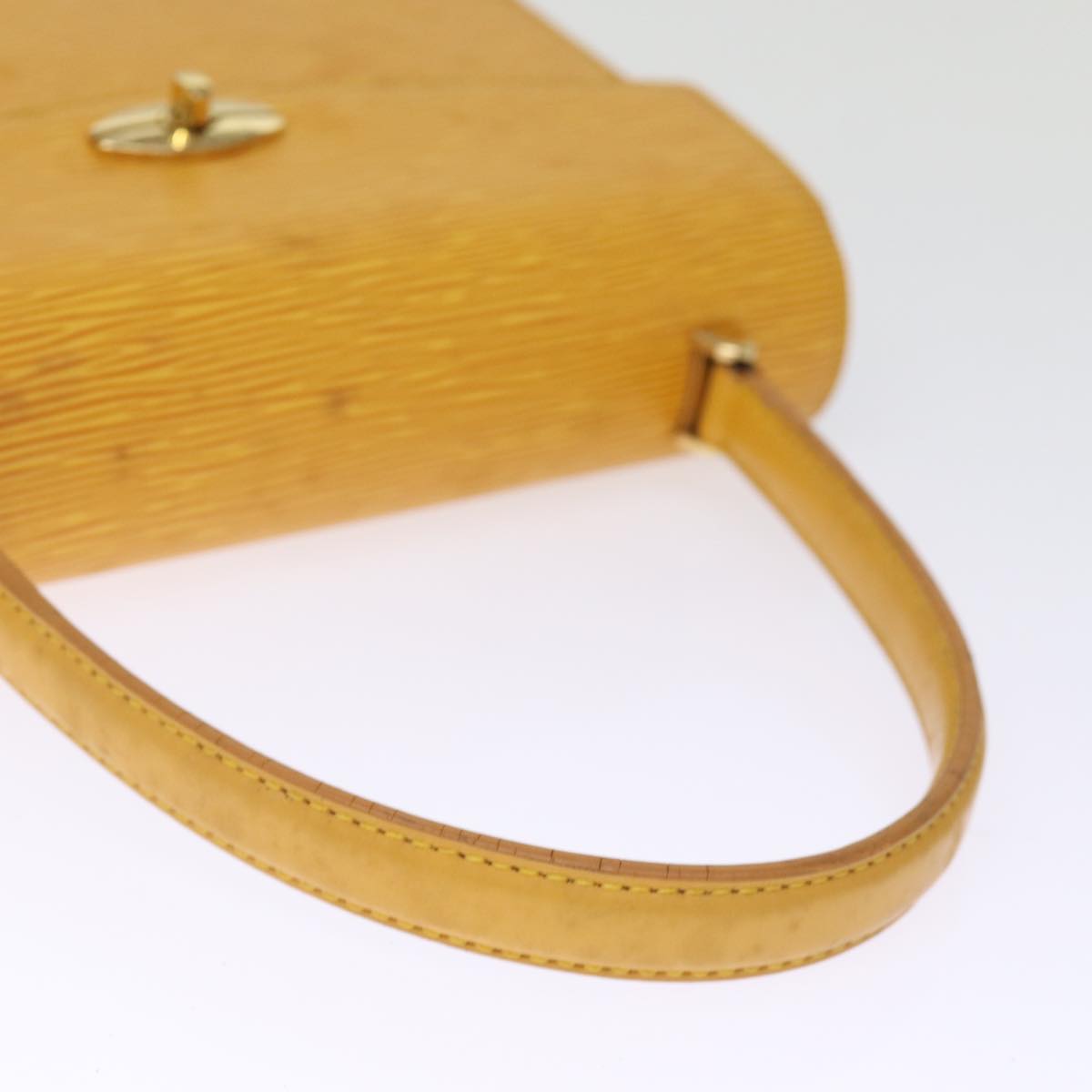 LOUIS VUITTON Epi Malesherbes Hand Bag Tassili Yellow M52379 LV ep4320
