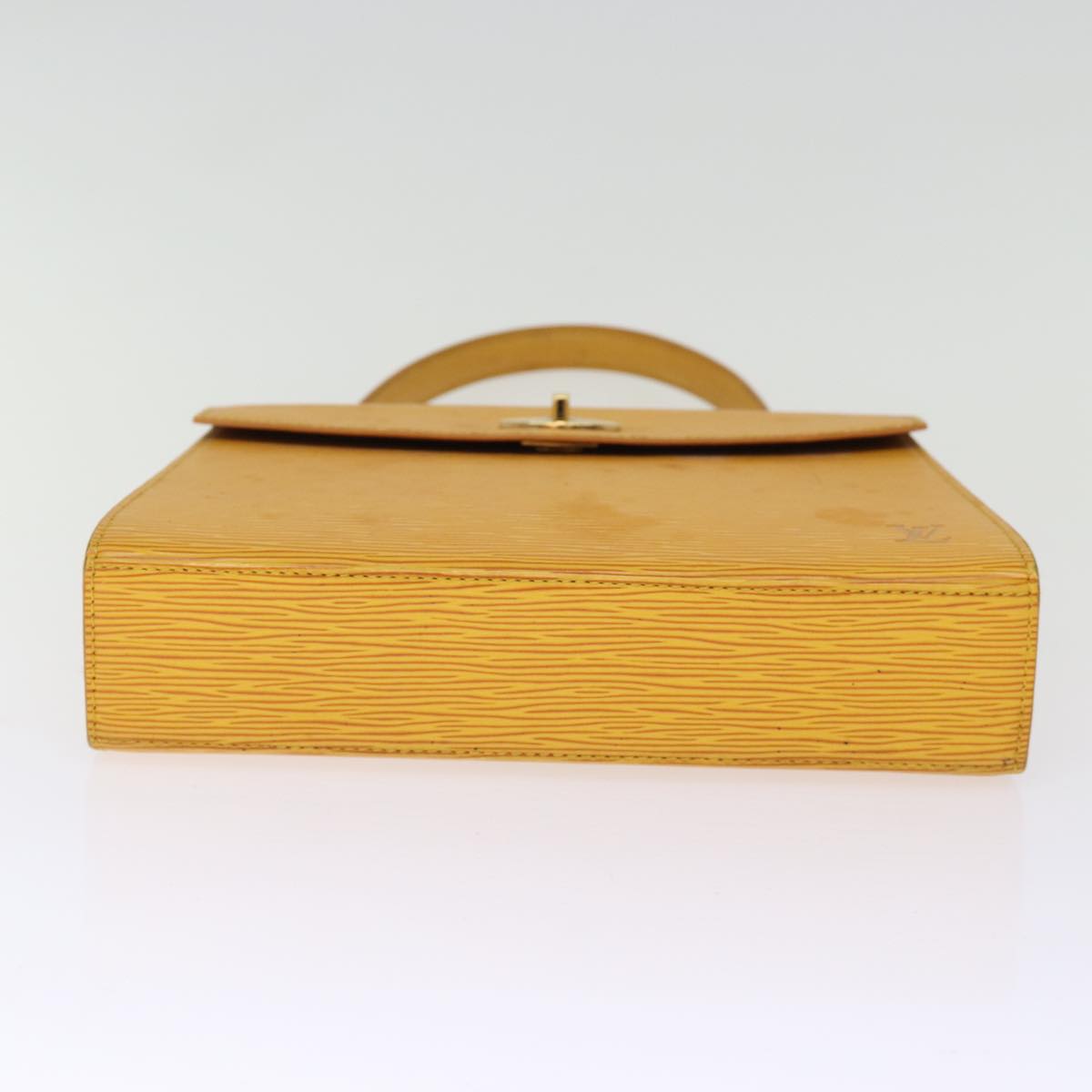 LOUIS VUITTON Epi Malesherbes Hand Bag Tassili Yellow M52379 LV ep4320