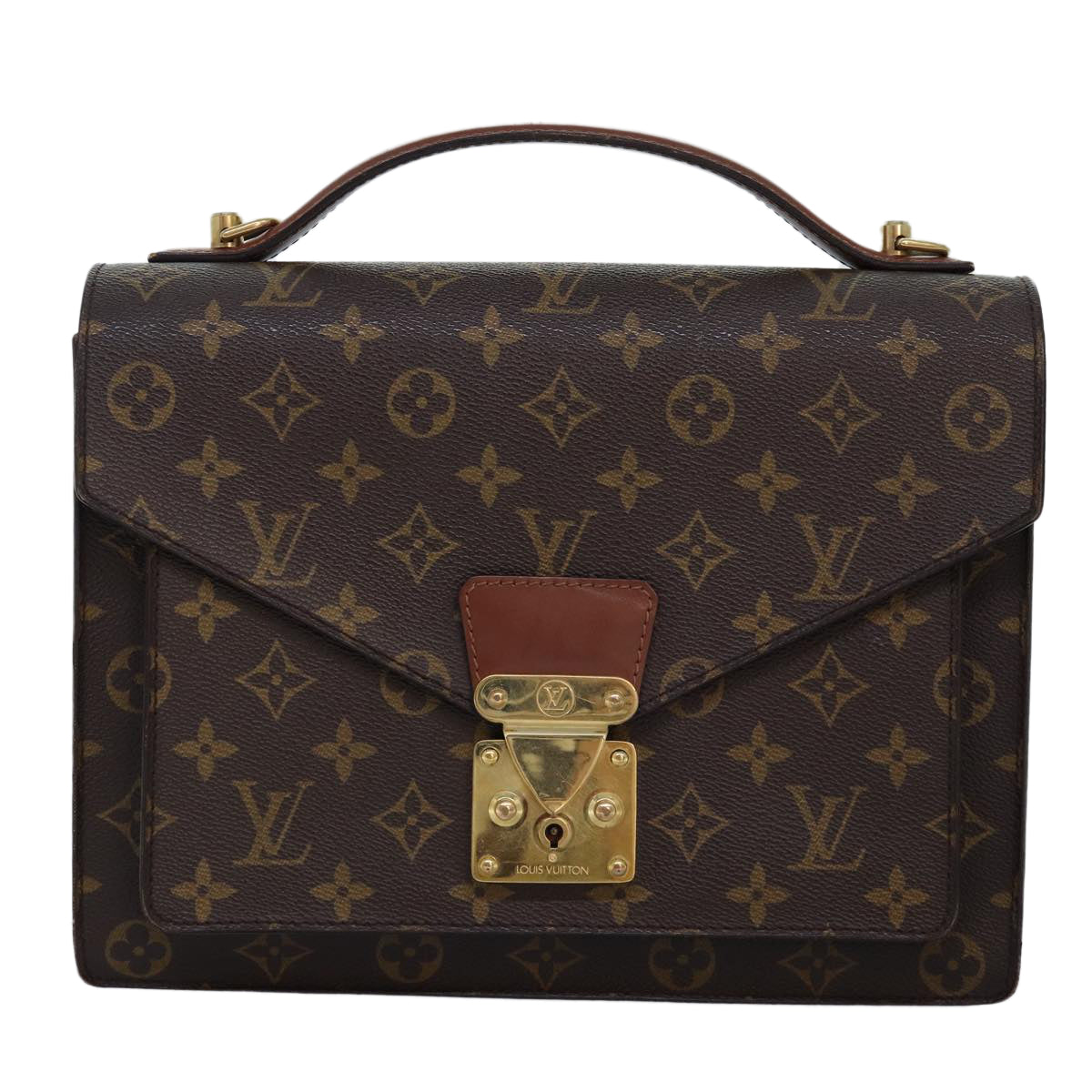 LOUIS VUITTON Monogram Monceau 2Way Hand Bag M51185 LV ep4326