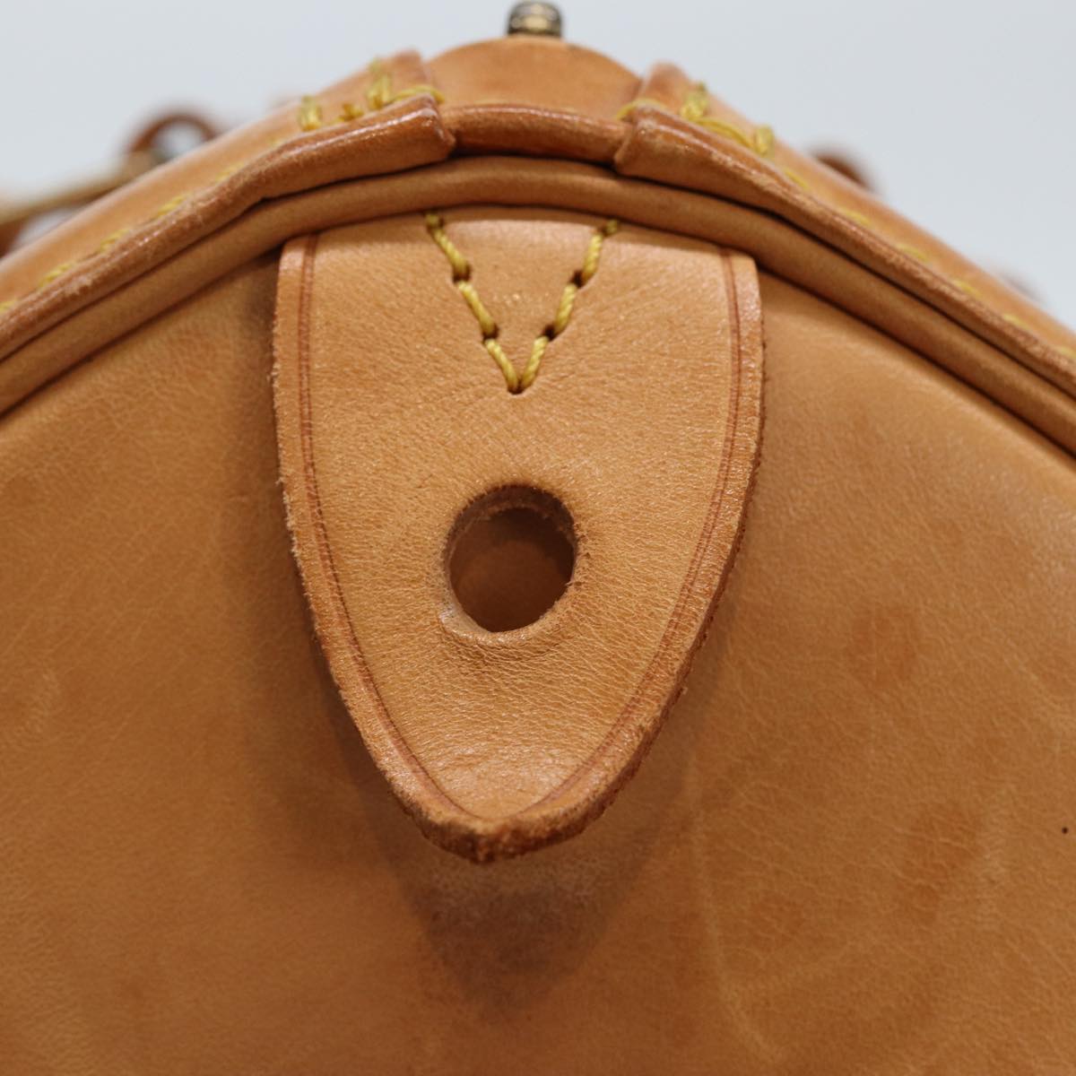 LOUIS VUITTON Nomad leather Speedy 30 Hand Bag Beige M85392 LV ep4364