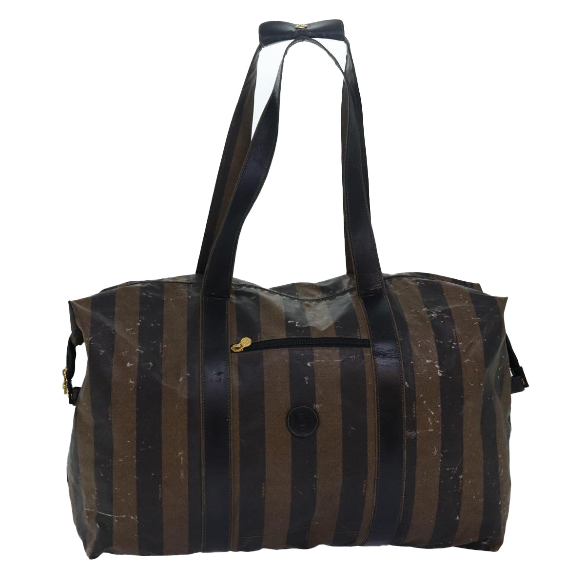 Luxury Fendi Pecan Boston Bag Brown Blackep4396
