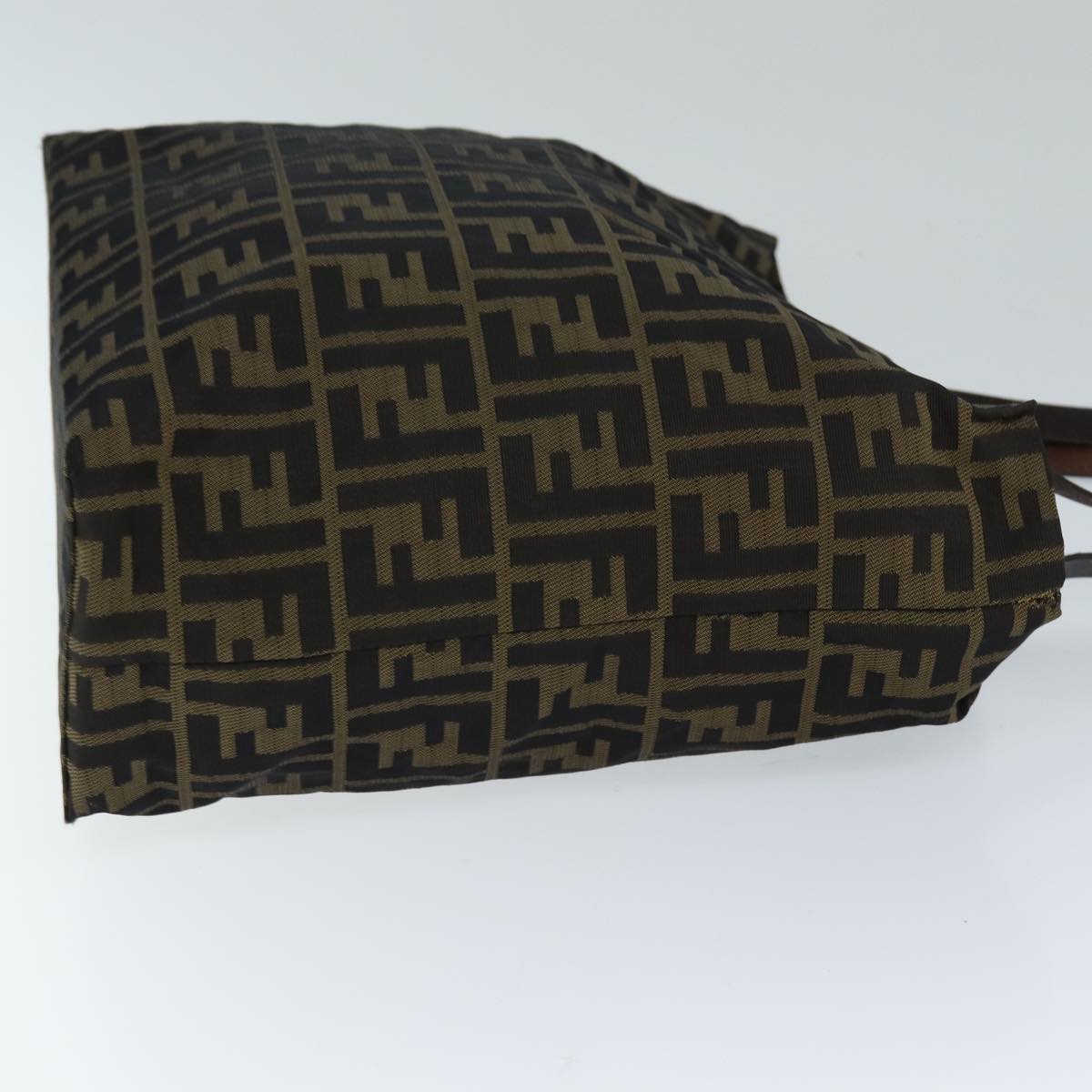 Luxury Fendi Zucca Canvas Hand Bag Black Brownep4411