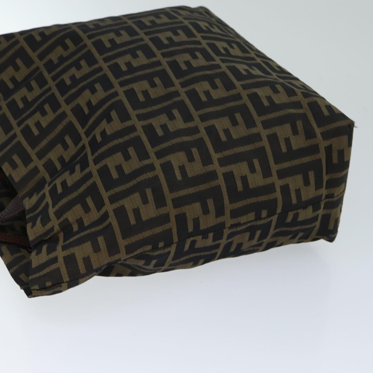Luxury Fendi Zucca Canvas Hand Bag Black Brownep4411