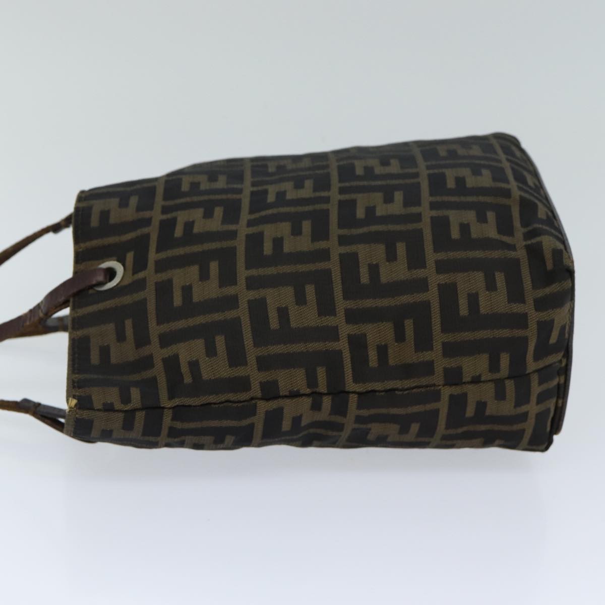 Luxury Fendi Zucca Canvas Hand Bag Black Brownep4416