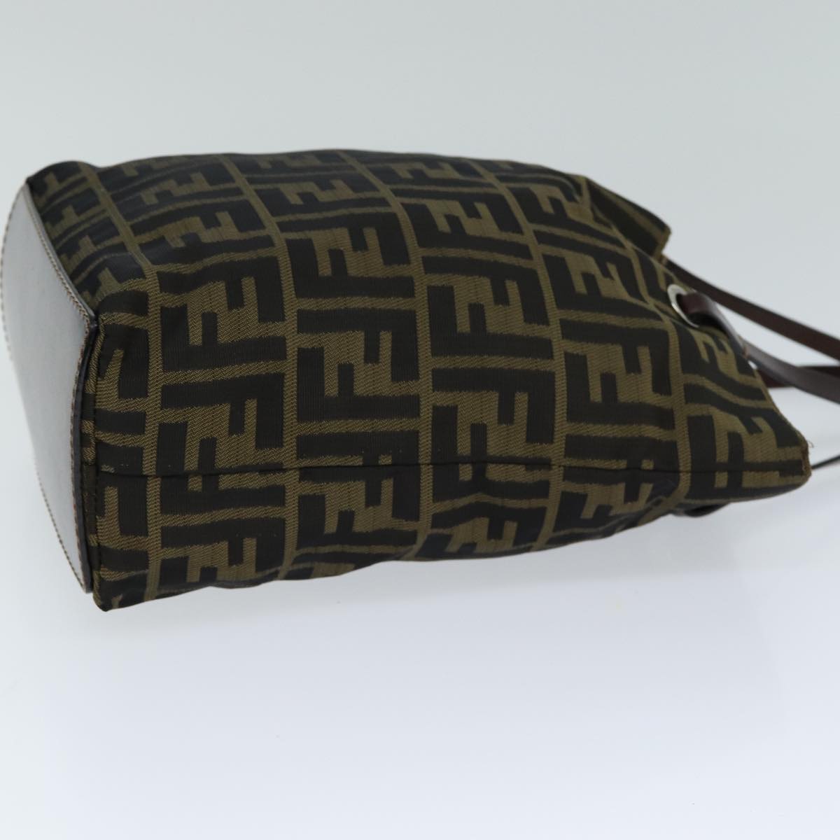 Luxury Fendi Zucca Canvas Hand Bag Black Brownep4447