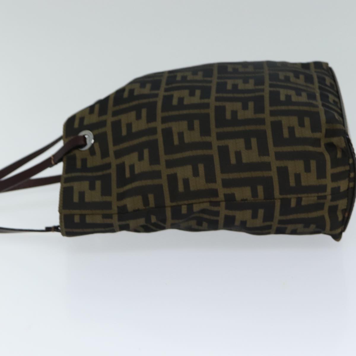 Luxury Fendi Zucca Canvas Hand Bag Black Brownep4447