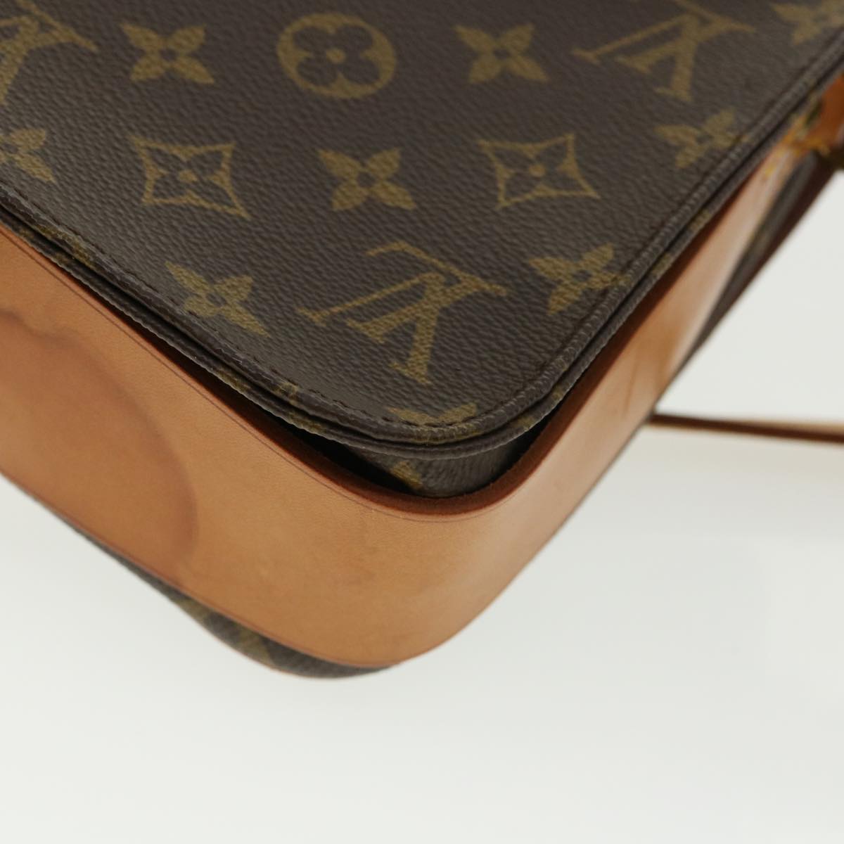 LOUIS VUITTON Monogram Cartouchiere MM Shoulder Bag M51253 LV ep445