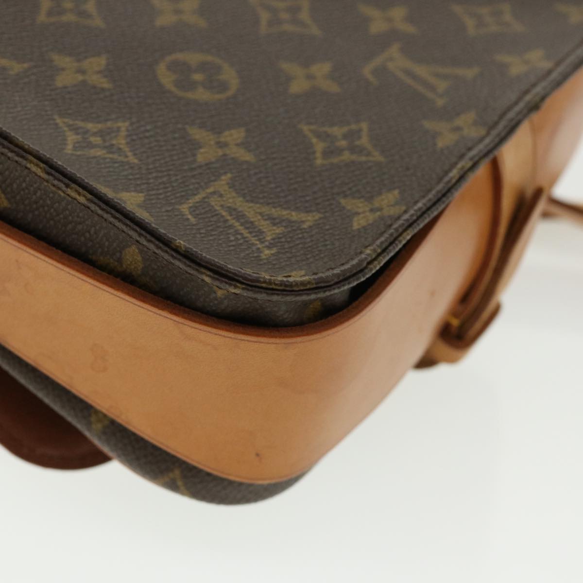 LOUIS VUITTON Monogram Cartouchiere MM Shoulder Bag M51253 LV ep445
