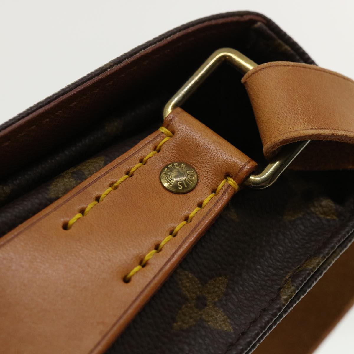 LOUIS VUITTON Monogram Cartouchiere MM Shoulder Bag M51253 LV ep445