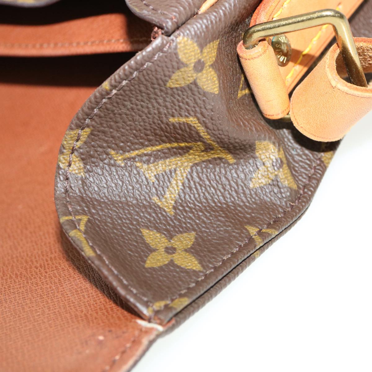 LOUIS VUITTON Monogram Cartouchiere MM Shoulder Bag M51253 LV ep445