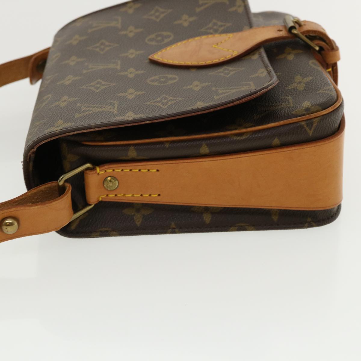 LOUIS VUITTON Monogram Cartouchiere MM Shoulder Bag M51253 LV ep445