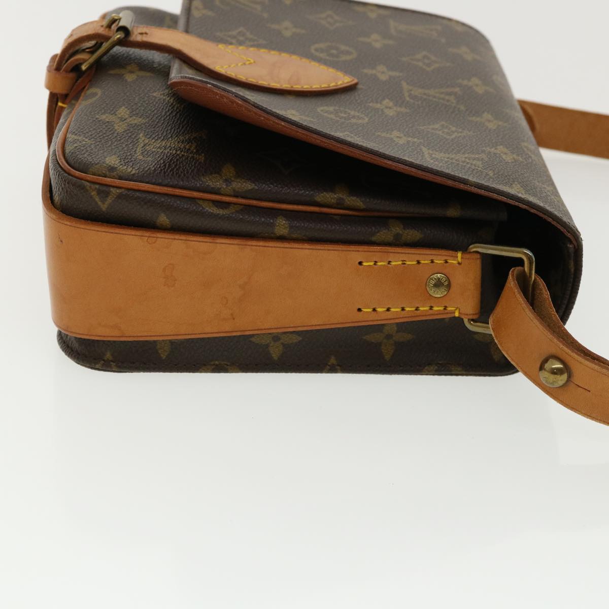 LOUIS VUITTON Monogram Cartouchiere MM Shoulder Bag M51253 LV ep445