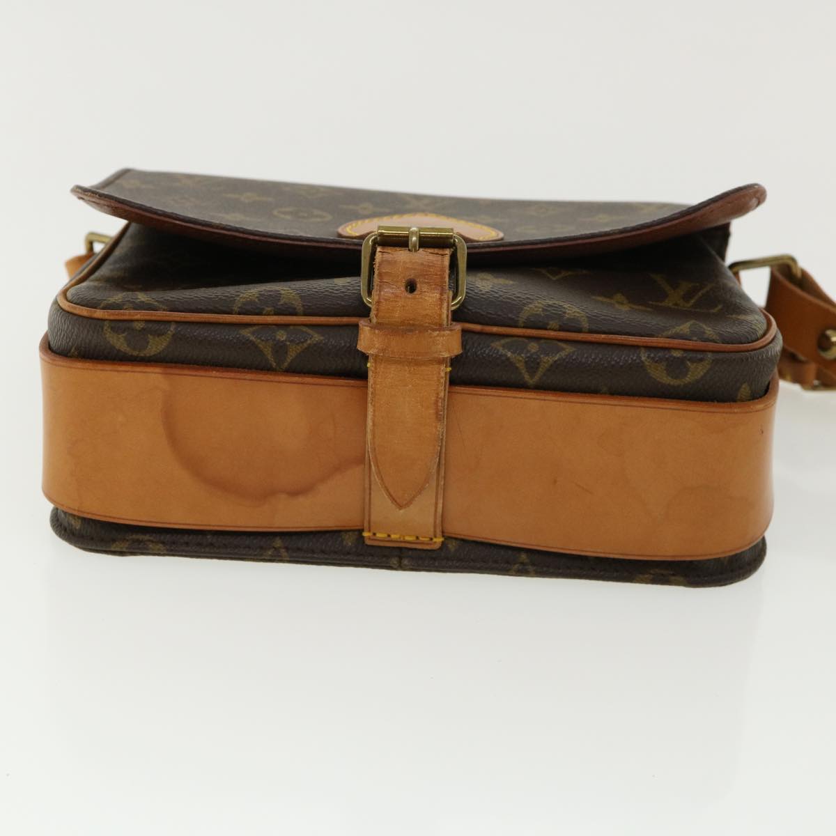 LOUIS VUITTON Monogram Cartouchiere MM Shoulder Bag M51253 LV ep445