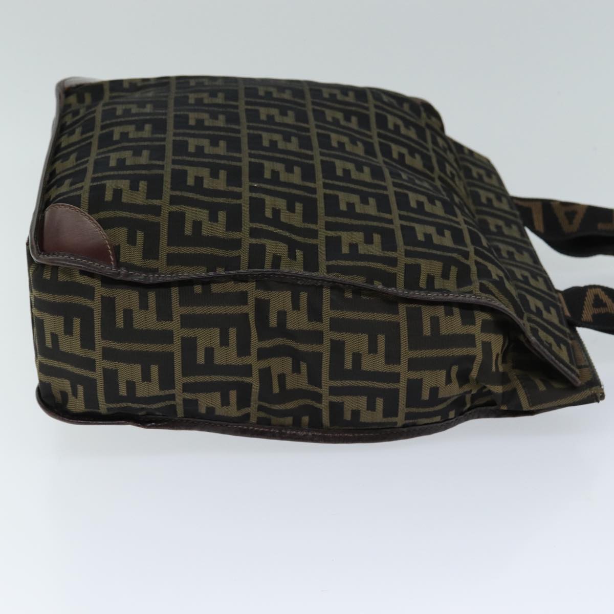 Luxury Fendi Zucca Canvas Hand Bag Black Brownep4456