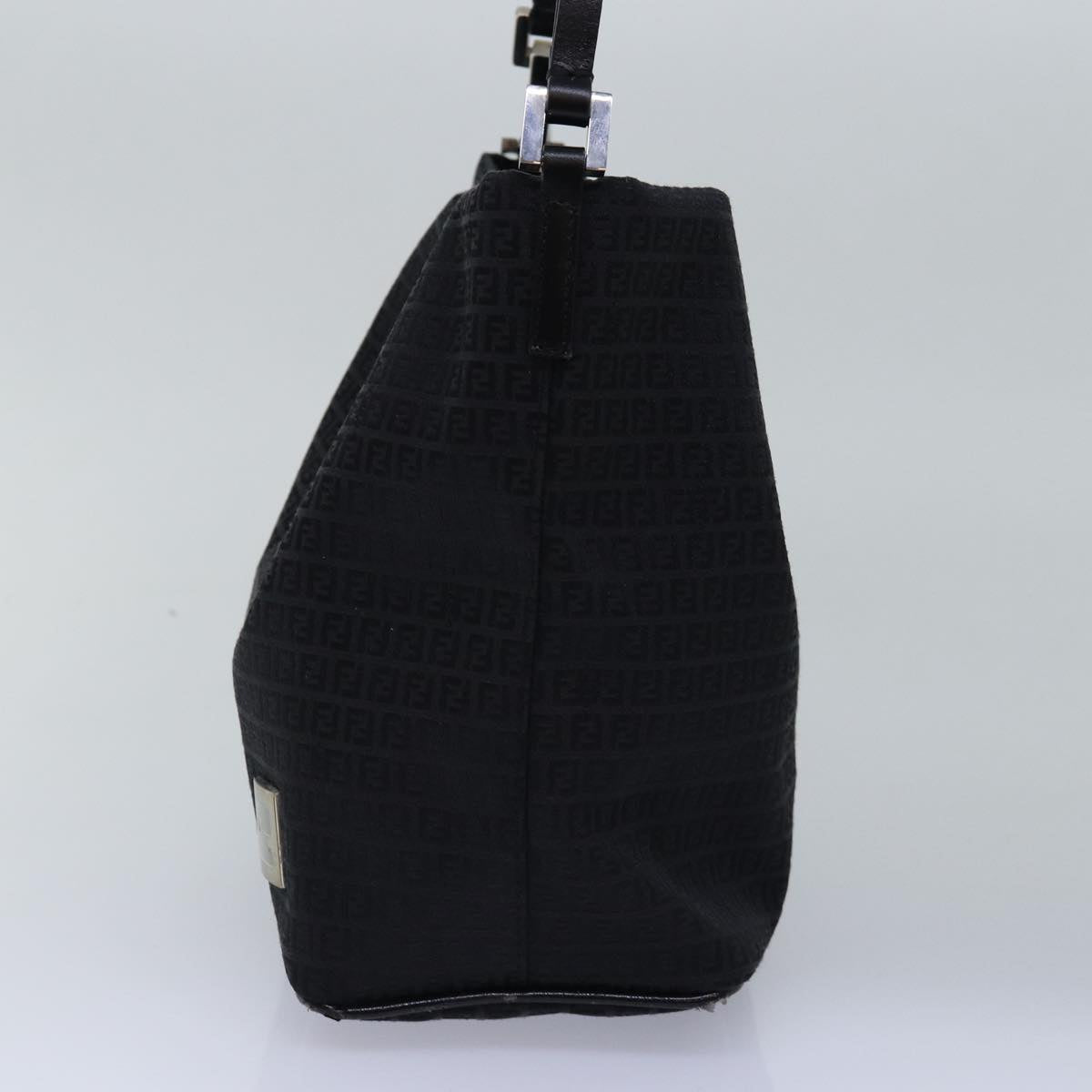 Luxury Fendi Zucchino Canvas Hand Bag Blackep4476