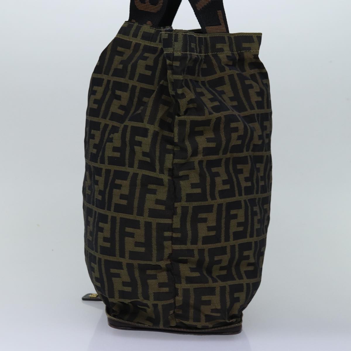 Luxury Fendi Zucca Canvas Tote Bag Black Brownep4488