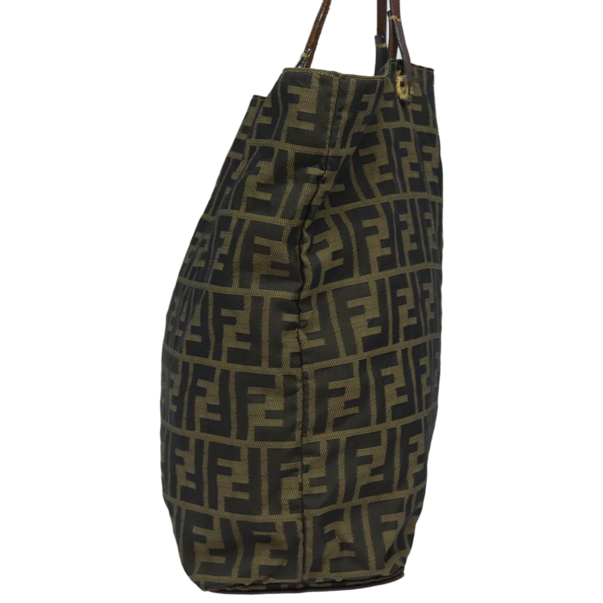 Luxury Fendi Zucca Canvas Tote Bag Brown Blackep4646