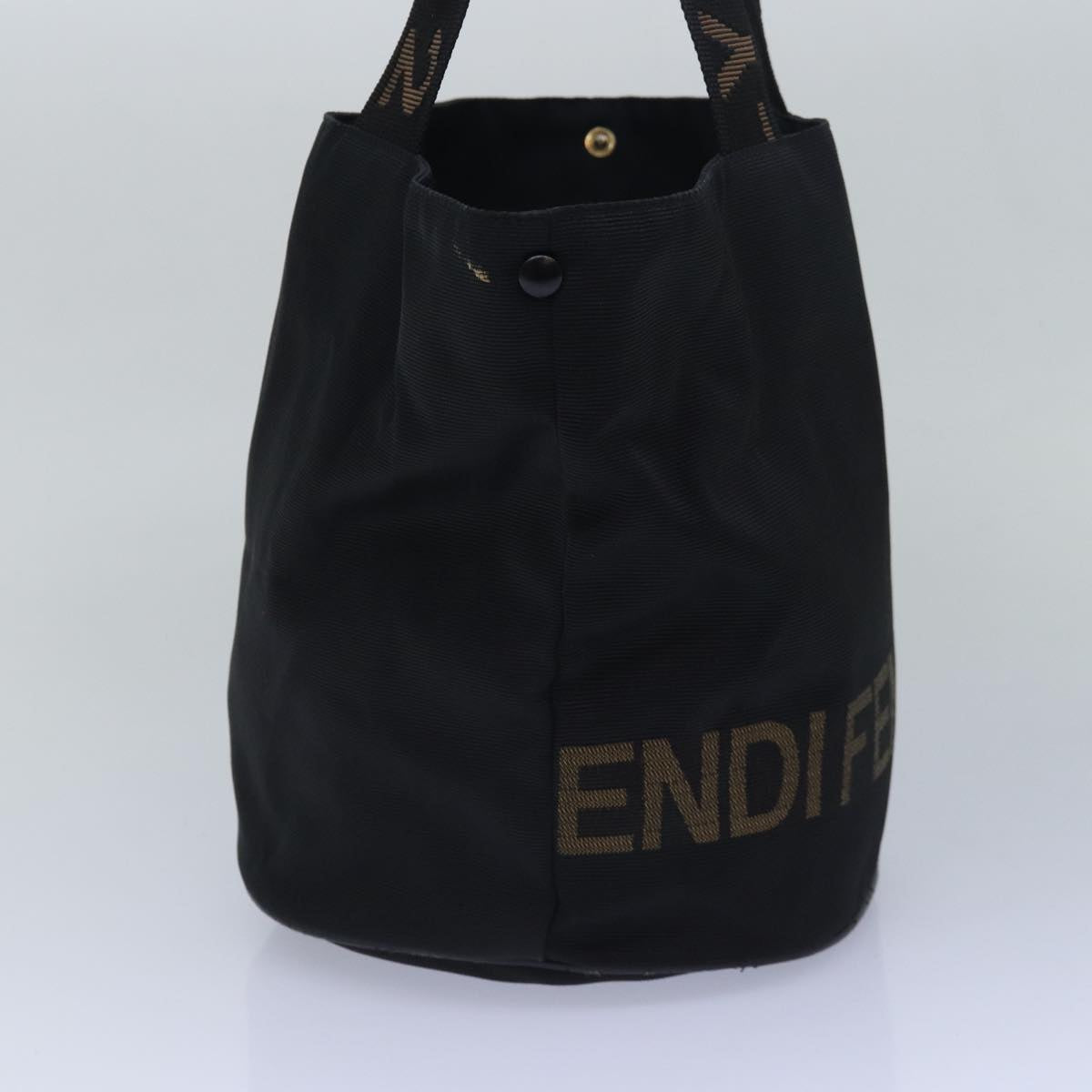 Luxury Fendi Hand Bag Nylon Black Brownep4652