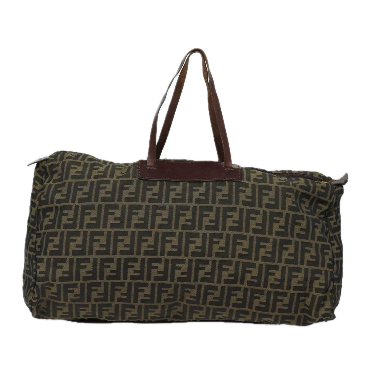 Luxury Fendi Zucca Canvas Tote Bag Brown Blackep4658
