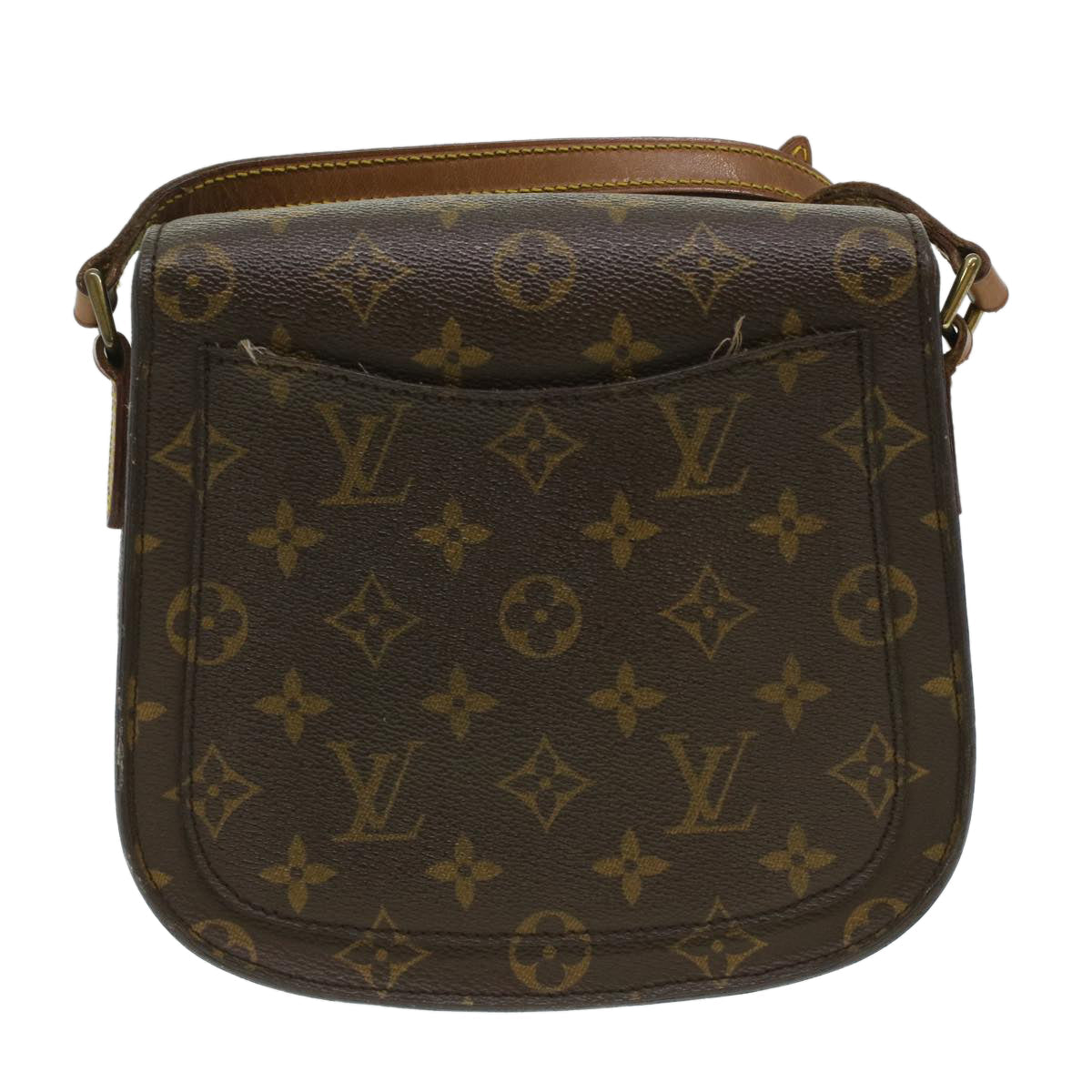 LOUIS VUITTON Monogram Saint Cloud MM Shoulder Bag M51243 LV ep466