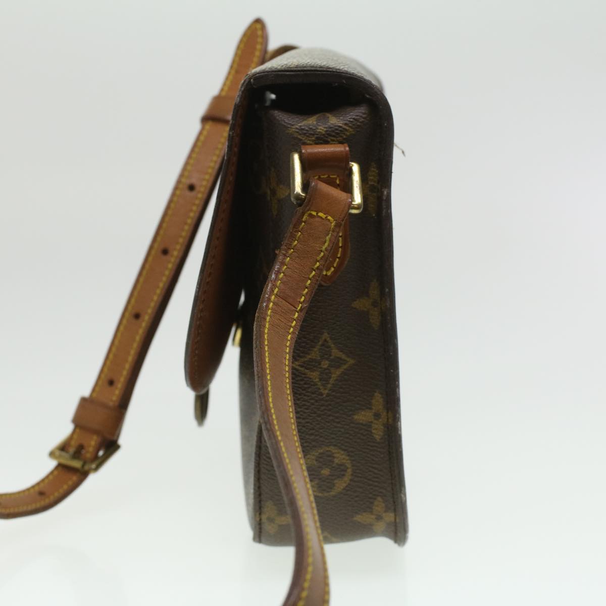 LOUIS VUITTON Monogram Saint Cloud MM Shoulder Bag M51243 LV ep466