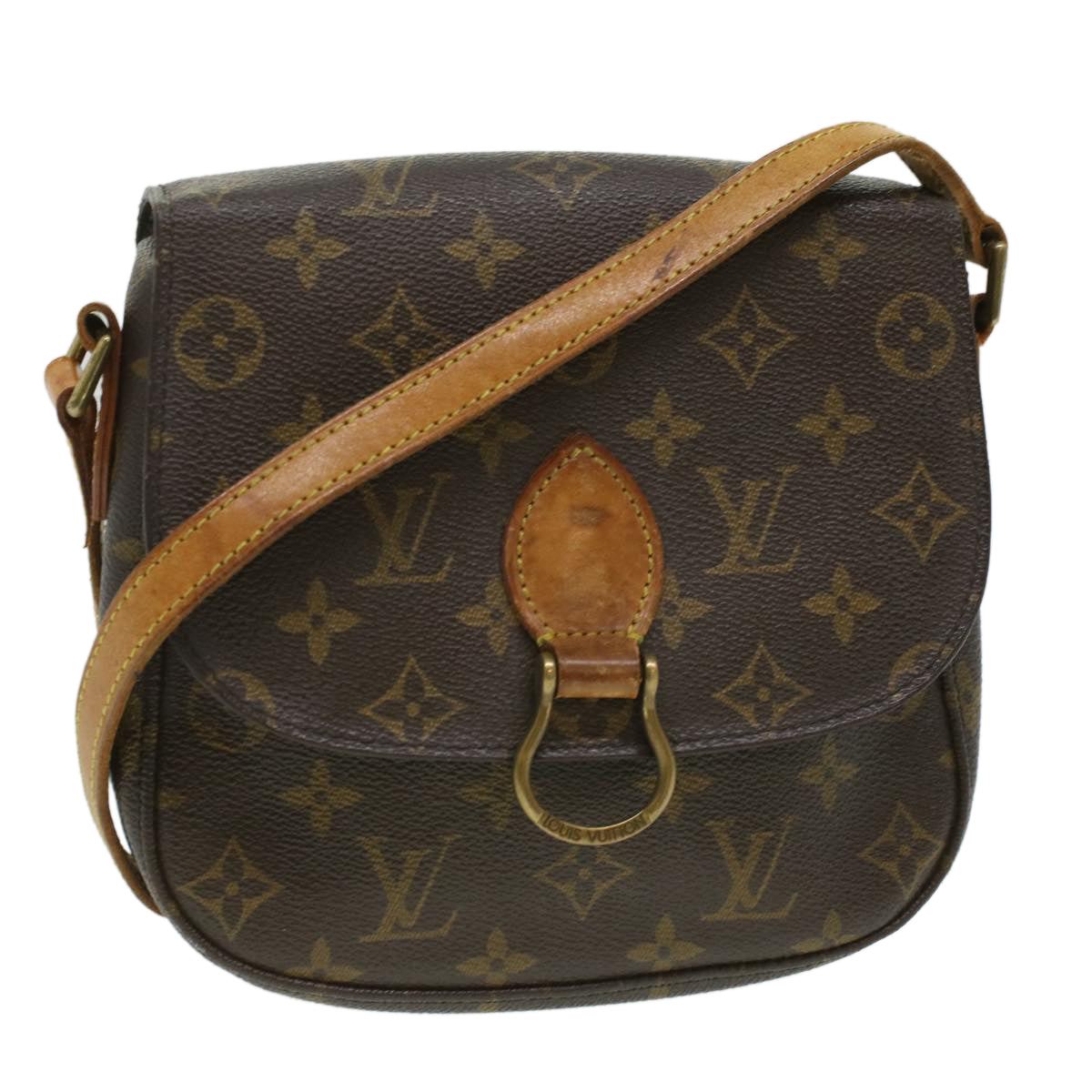 LOUIS VUITTON Monogram Saint Cloud MM Shoulder Bag M51243 LV ep474