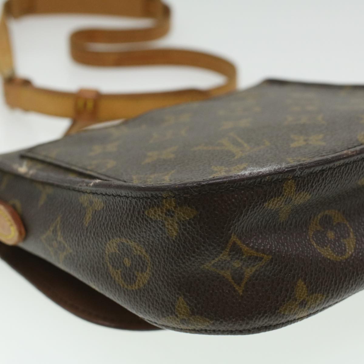 LOUIS VUITTON Monogram Saint Cloud MM Shoulder Bag M51243 LV ep474