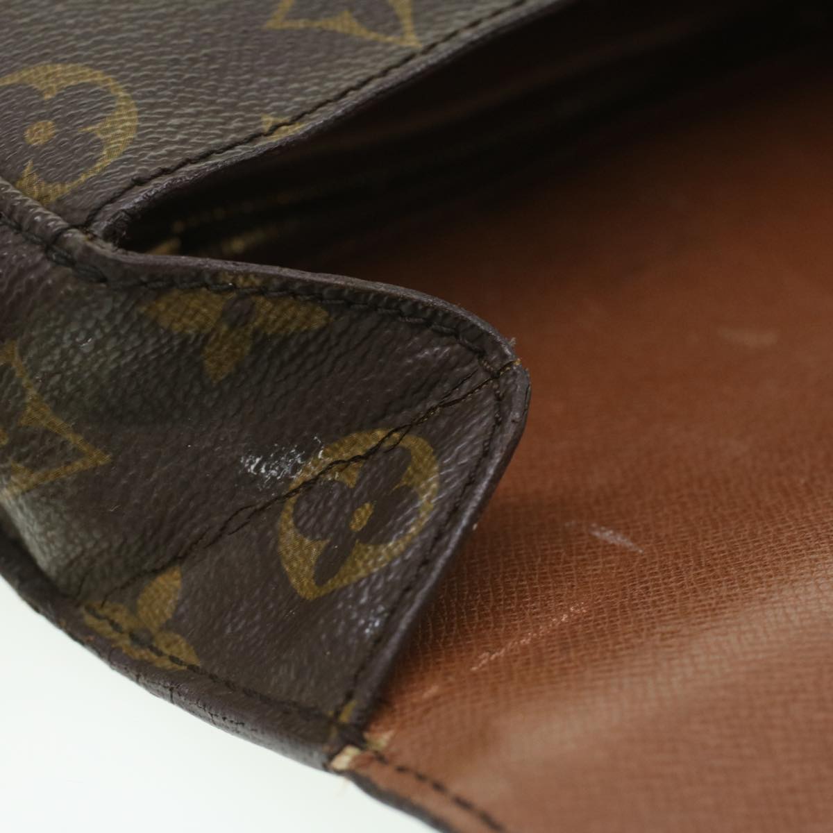 LOUIS VUITTON Monogram Saint Cloud MM Shoulder Bag M51243 LV ep474