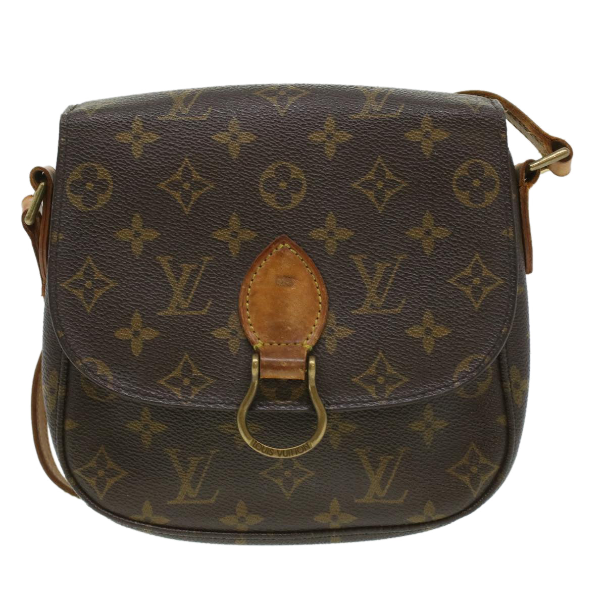 LOUIS VUITTON Monogram Saint Cloud MM Shoulder Bag M51243 LV ep474