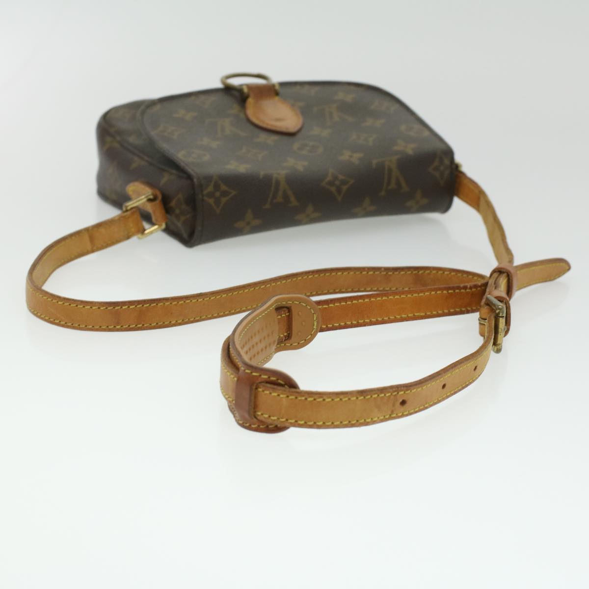 LOUIS VUITTON Monogram Saint Cloud MM Shoulder Bag M51243 LV ep474