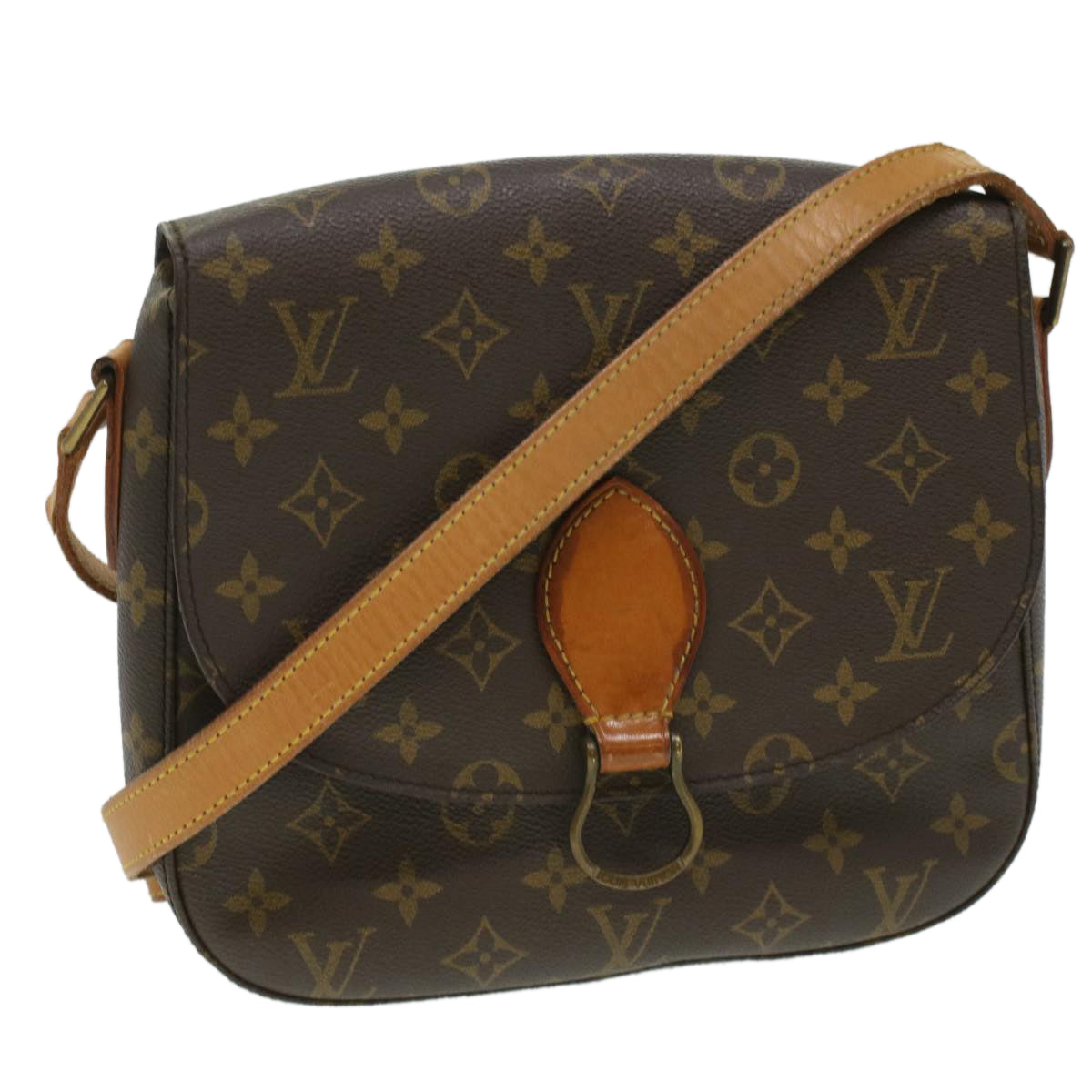 LOUIS VUITTON Monogram Saint Cloud GM Shoulder Bag M51242 LV ep476