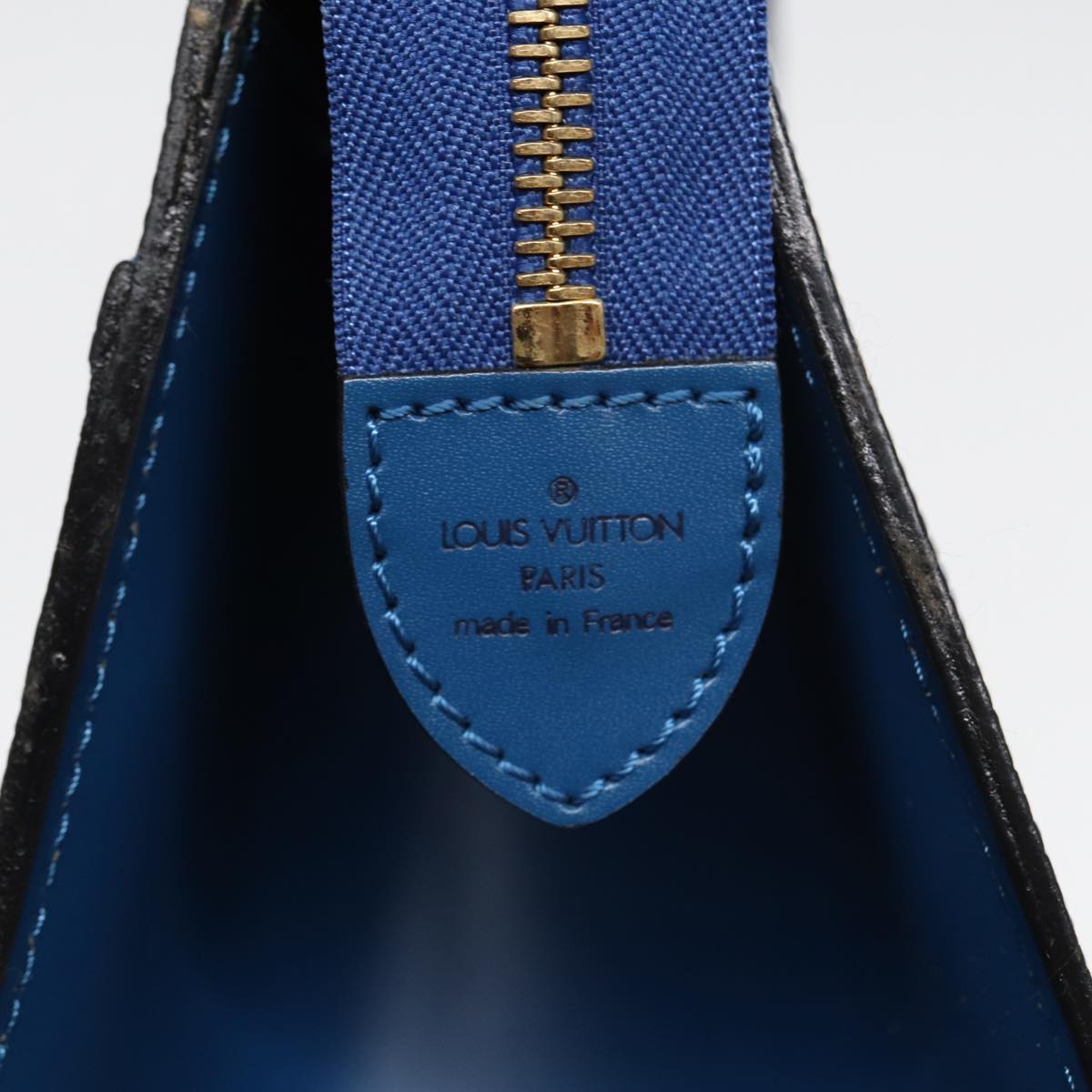 LOUIS VUITTON Epi Riviera Hand Bag Blue M48185 LV ep4782