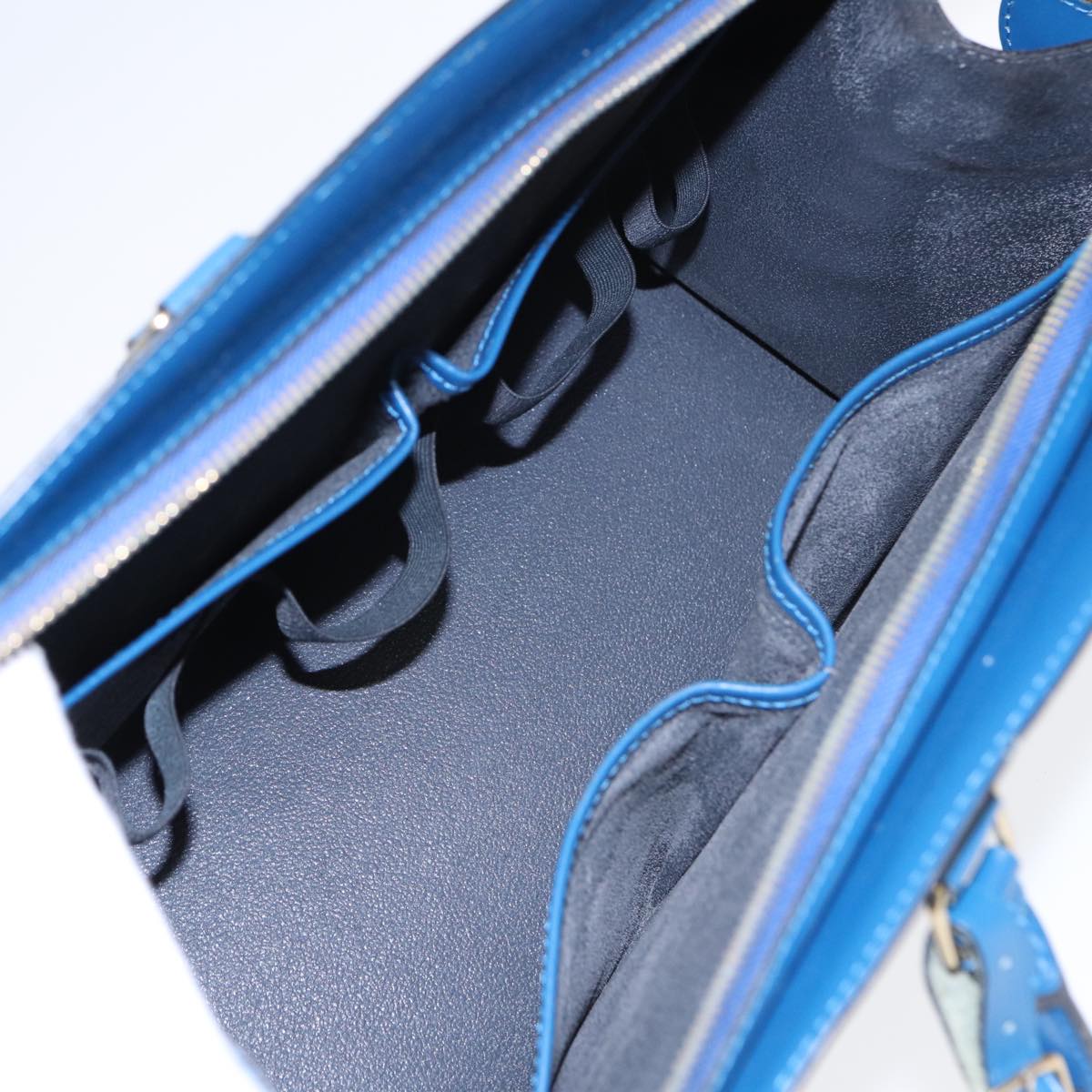 LOUIS VUITTON Epi Riviera Hand Bag Blue M48185 LV ep4782