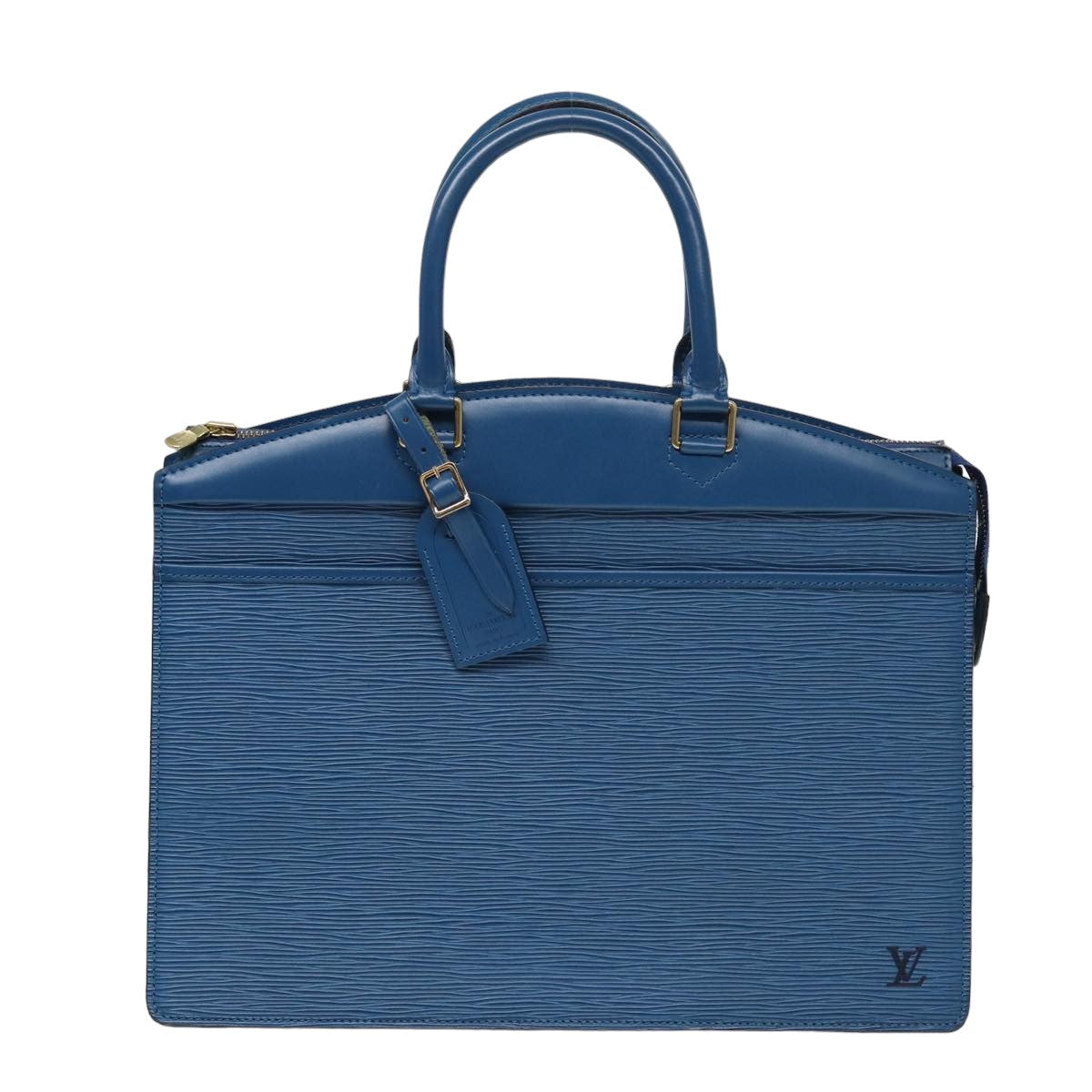 LOUIS VUITTON Epi Riviera Hand Bag Blue M48185 LV ep4782