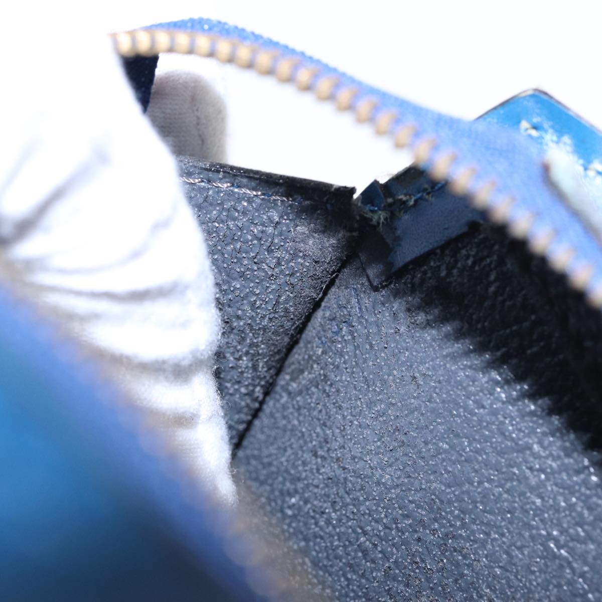 LOUIS VUITTON Epi Riviera Hand Bag Blue M48185 LV ep4782