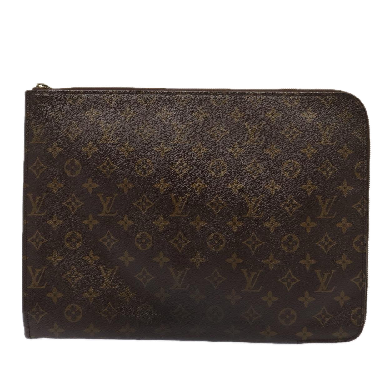 LOUIS VUITTON Monogram Posh Documents Clutch Bag M53456 LV ep4785