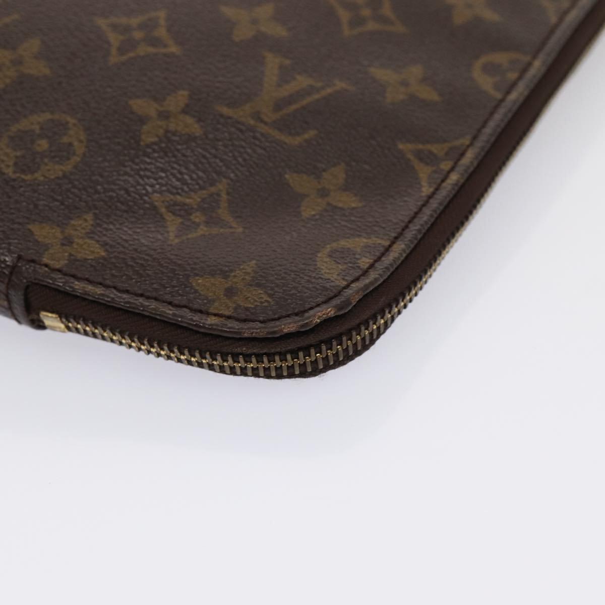 LOUIS VUITTON Monogram Posh Documents Clutch Bag M53456 LV ep4785