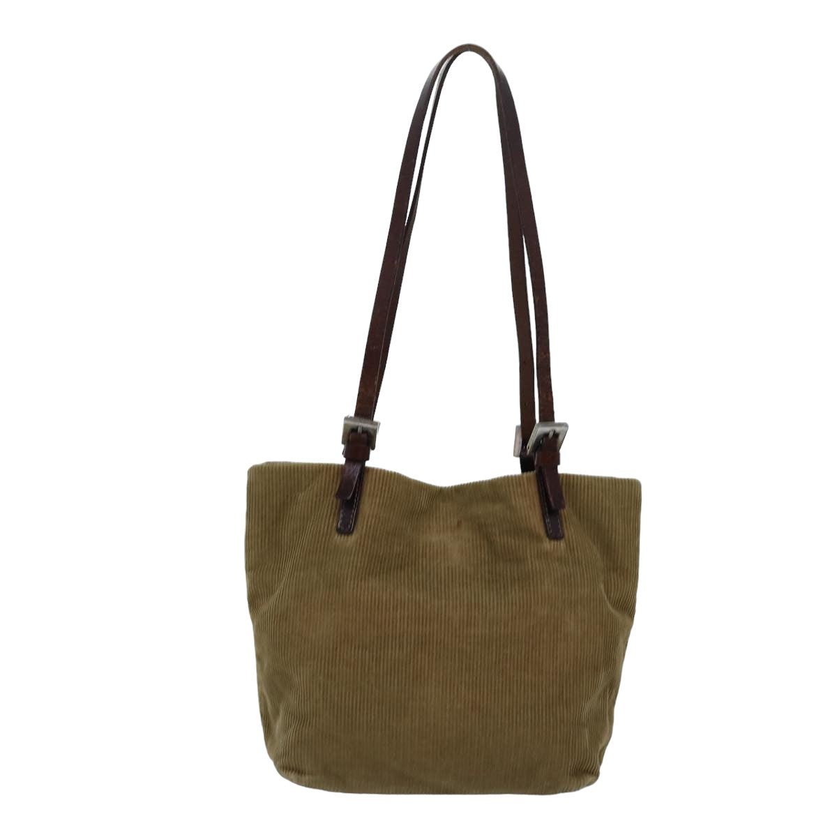 Luxury Fendi Hand Bag Corduroy Brownep4793