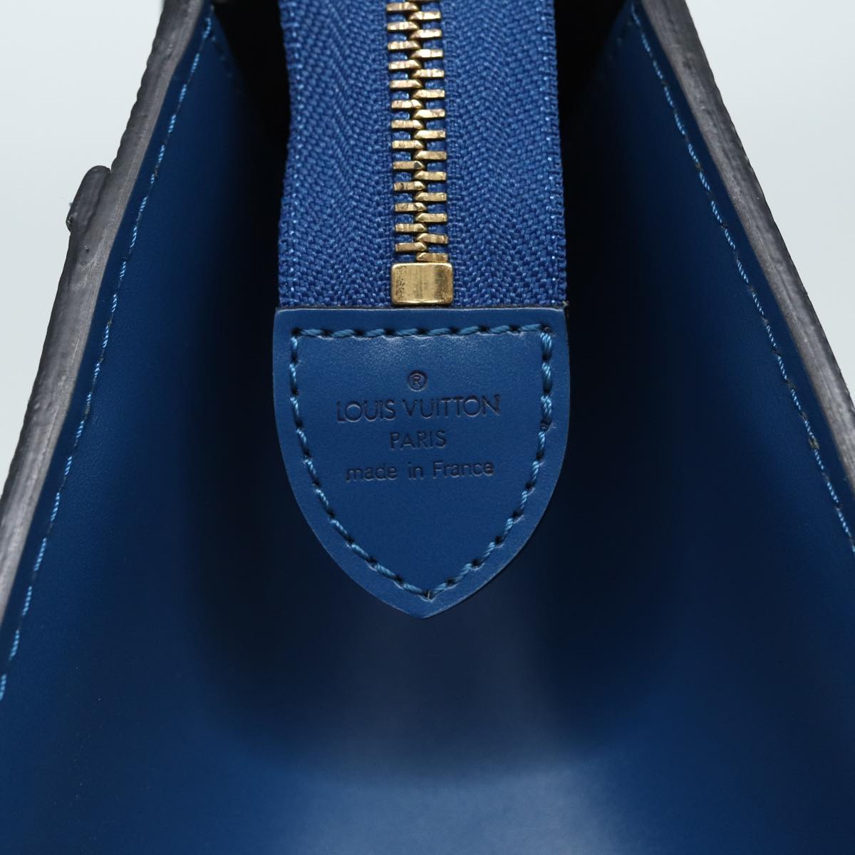 LOUIS VUITTON Epi Riviera Hand Bag Blue M48185 LV ep4797