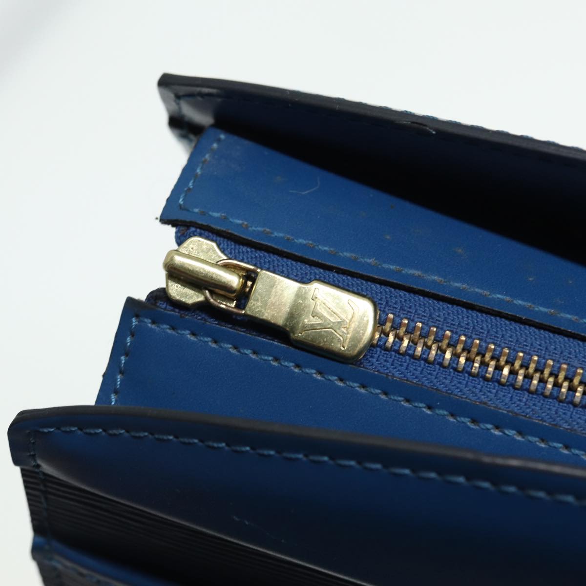 LOUIS VUITTON Epi Riviera Hand Bag Blue M48185 LV ep4797
