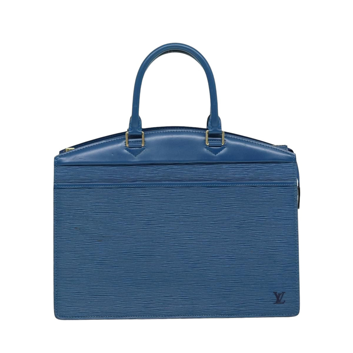 LOUIS VUITTON Epi Riviera Hand Bag Blue M48185 LV ep4797