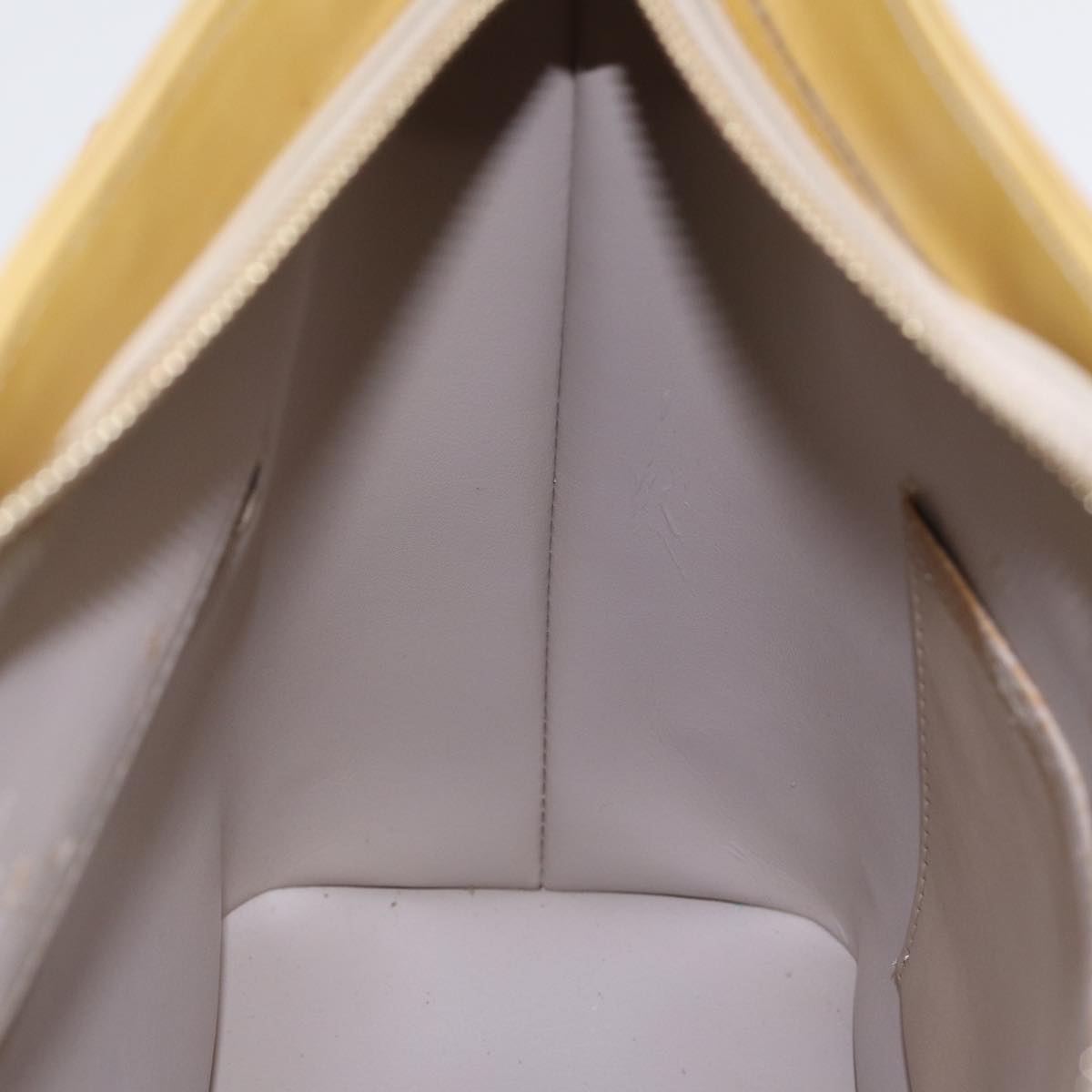 LOUIS VUITTON Monogram Vernis Houston Hand Bag Beige M91004 LV ep4812