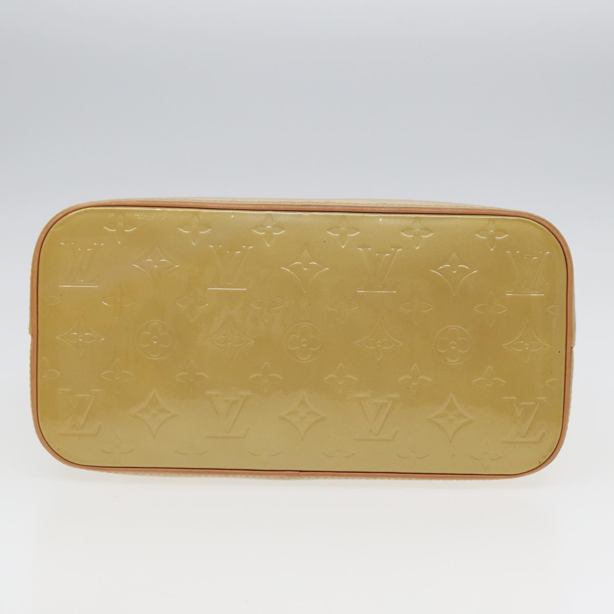 LOUIS VUITTON Monogram Vernis Houston Hand Bag Beige M91004 LV ep4812