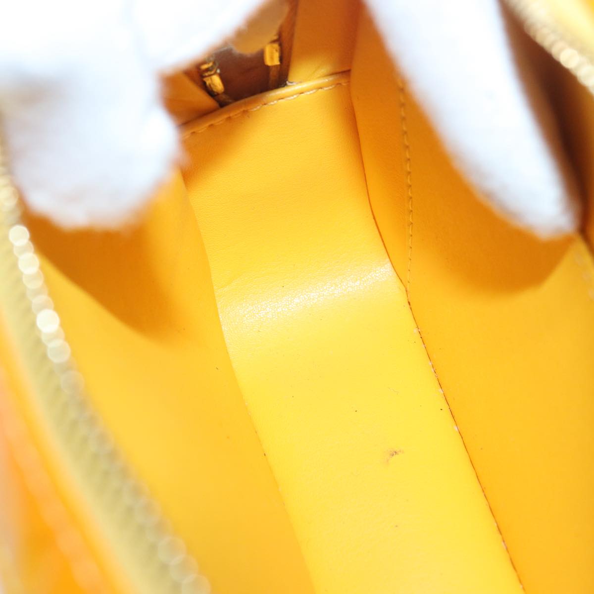 LOUIS VUITTON Monogram Vernis Christy MM Shoulder Bag Jaune M91108 ep4829