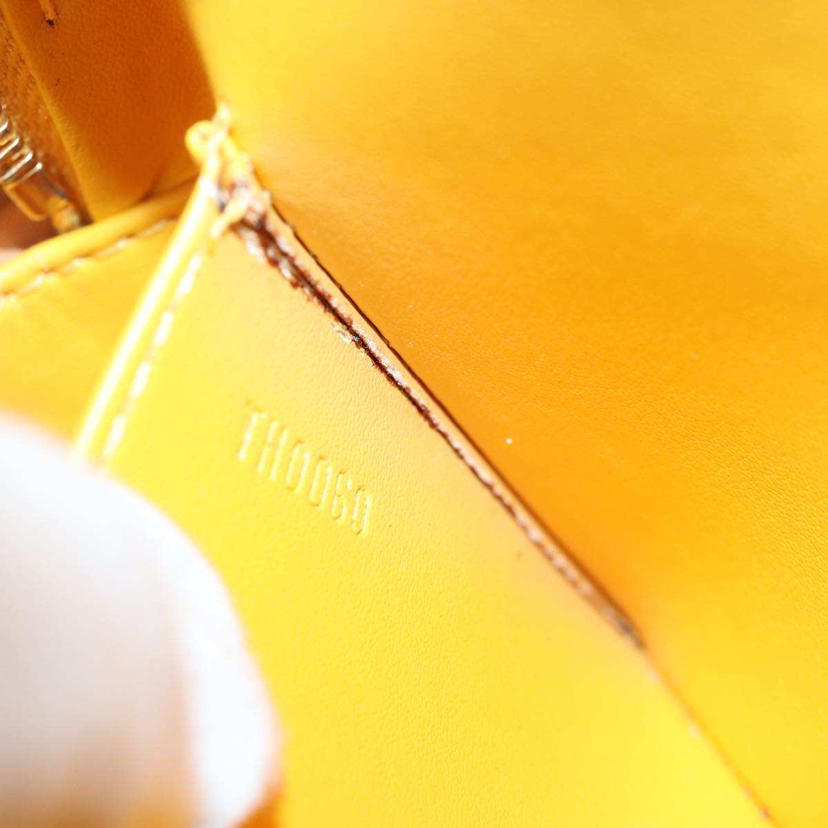 LOUIS VUITTON Monogram Vernis Christy MM Shoulder Bag Jaune M91108 ep4829