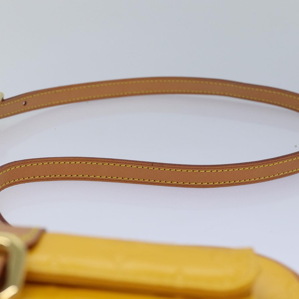 LOUIS VUITTON Monogram Vernis Christy MM Shoulder Bag Jaune M91108 ep4829